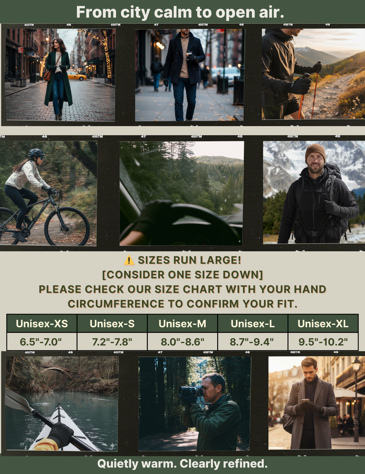 Aerynx Lightweight Glove X1 - Sizing